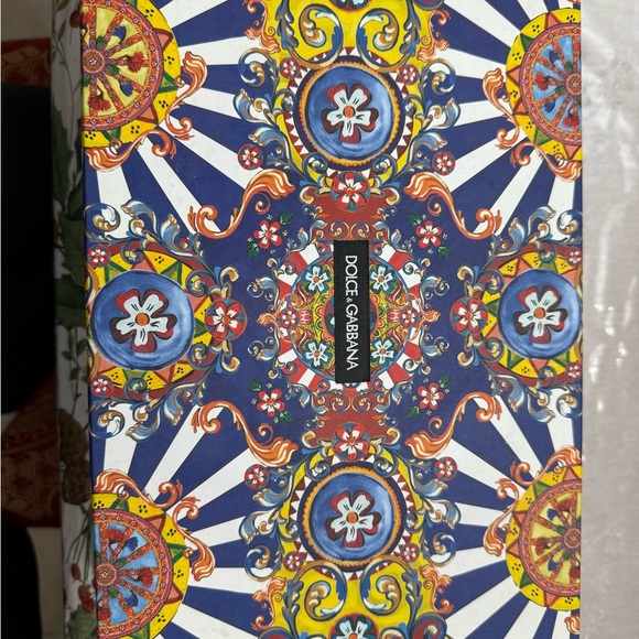 NEVER WORN Dolce & Gabbana Jeweled T-Strap Sandal Heels - Picture 9 of 11